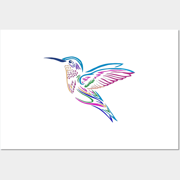 Humming Bird Wall Art by wildmagnolia